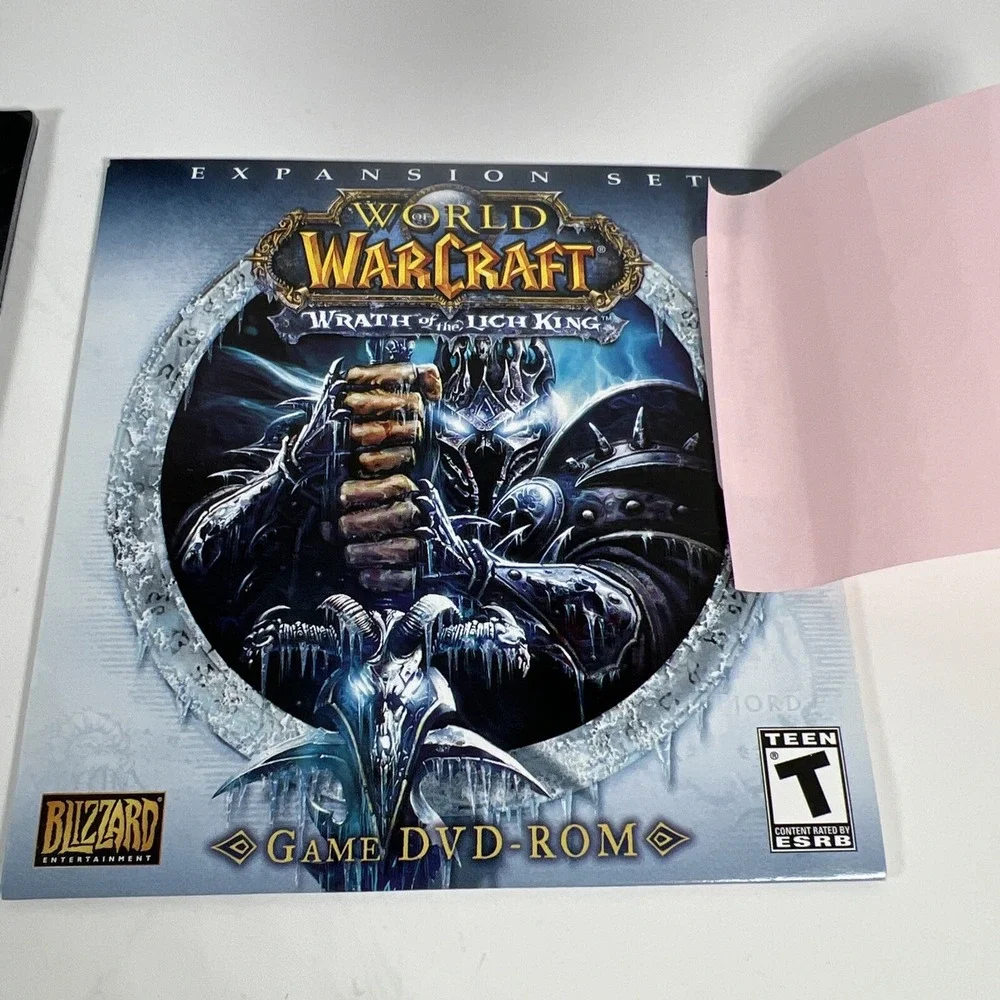 WORLD OF WARCRAFT WRATH OF THE LICH KING‎ PC CD-ROM 2008 EXPANSION SET *READ*